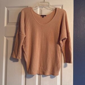 Gyft tan sweater, 3/4 sleeves, size S. See photos for details.